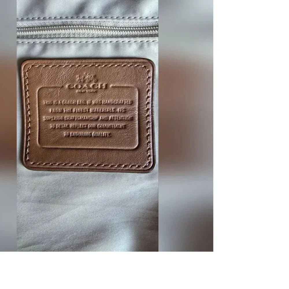 Coach Colette Leather Satchel F33806 Warm Brown EUC